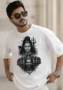 Lord Shiva & Ravana Graphic Oversized T-Shirt – Premium  Mahadev & Dashanand Art Tee