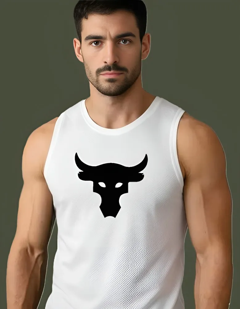 Men’s Performance Mesh Tank Top – Bull Inspired Gym Vest