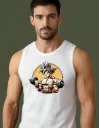 Unleash Your Ultra Instinct: Goku Barbell Gym Tank Top