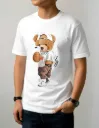 Urban Swagger Teddy: Men's Premium Graphic Tee