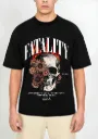 FATALITY: The Floral Skull Oversized Tee