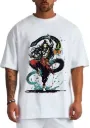 Lord Shiva Graphic Print Oversized Cotton T-Shirt | Mahadev Streetwear Tee