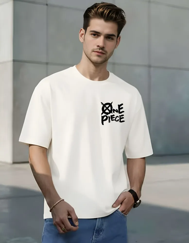 [Sanji5-S] The Chef’s Wrath: Sanji Diable Jambe Streetwear Tee (S, White)