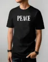 Aesthetic "PEACE" Oversized Cotton T-Shirt Streetwear Essential