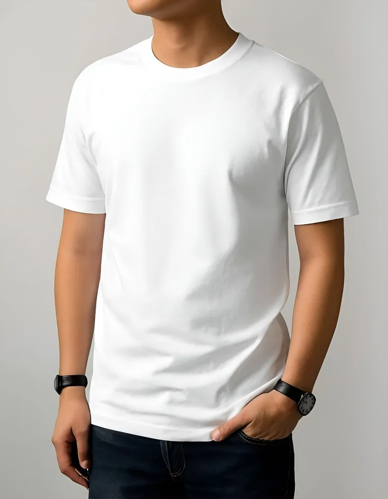 [Paradise2-S] Blue Wings "Paradise" Signature Tee (S, White)