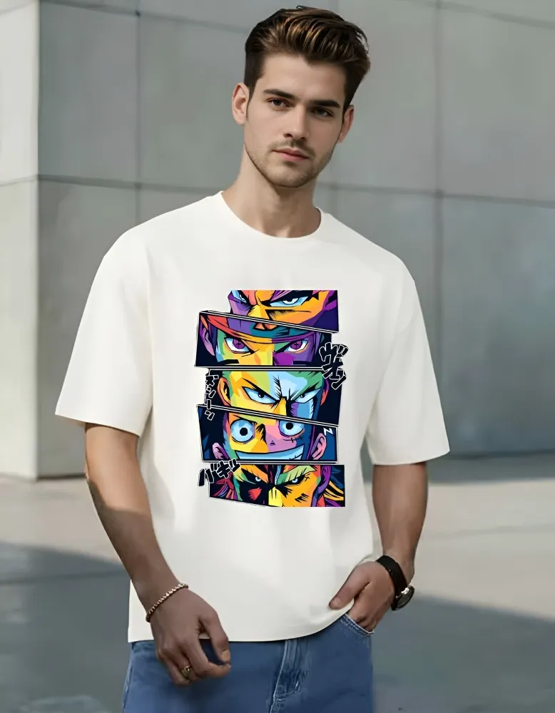 [Anime4-S] Anime Tshirt (S, White)