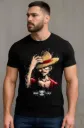 Monkey D. Luffy Scribble Art T-Shirt - One Piece Anime Graphic Tee